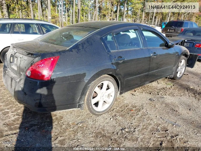 1N4BA41E44C924913 2004 Nissan Maxima 3.5 Se