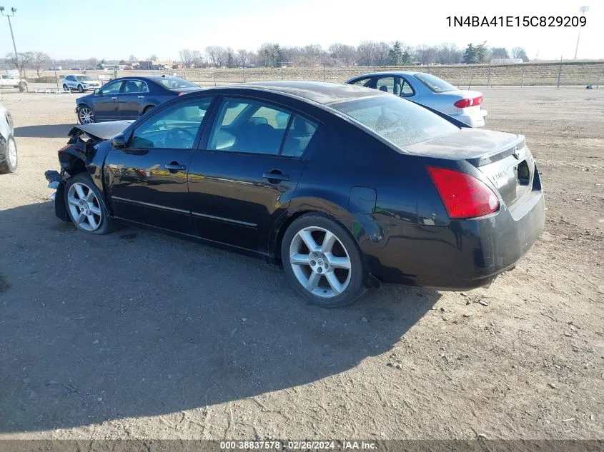 2005 Nissan Maxima 3.5 Se VIN: 1N4BA41E15C829209 Lot: 38837578