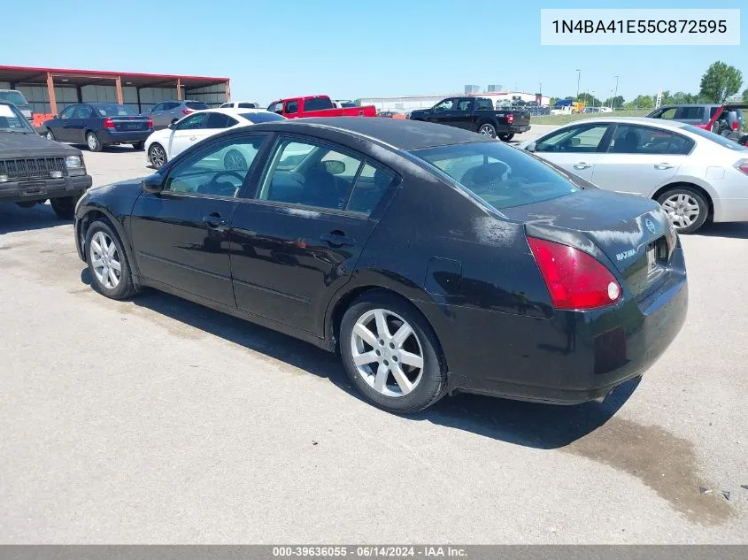 2005 Nissan Maxima 3.5 Sl VIN: 1N4BA41E55C872595 Lot: 39636055