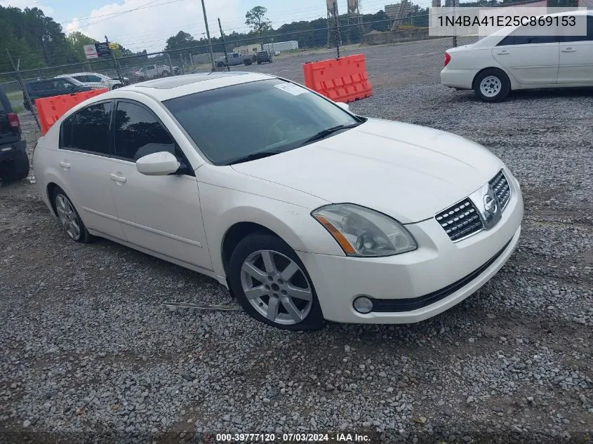 2005 Nissan Maxima 3.5 Sl VIN: 1N4BA41E25C869153 Lot: 39777120