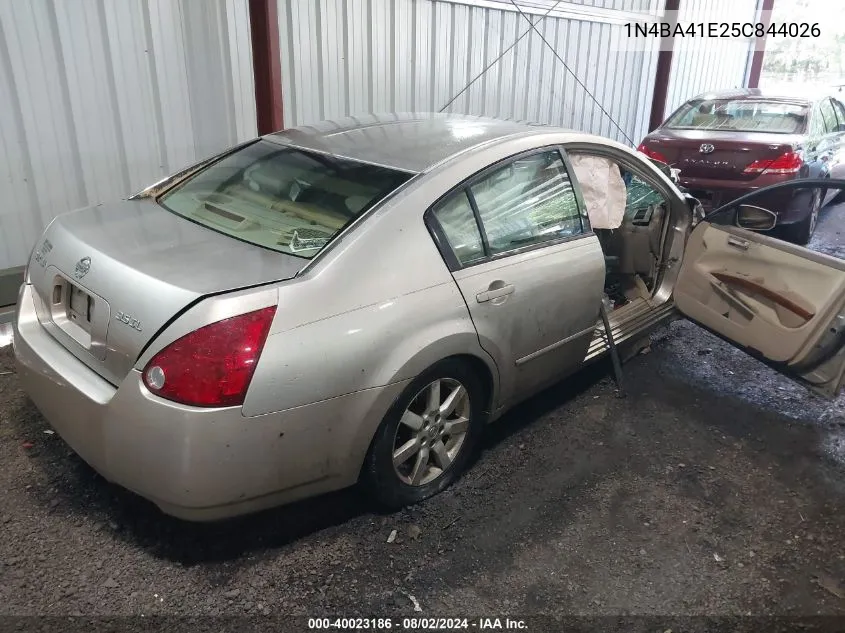 1N4BA41E25C844026 2005 Nissan Maxima 3.5 Sl