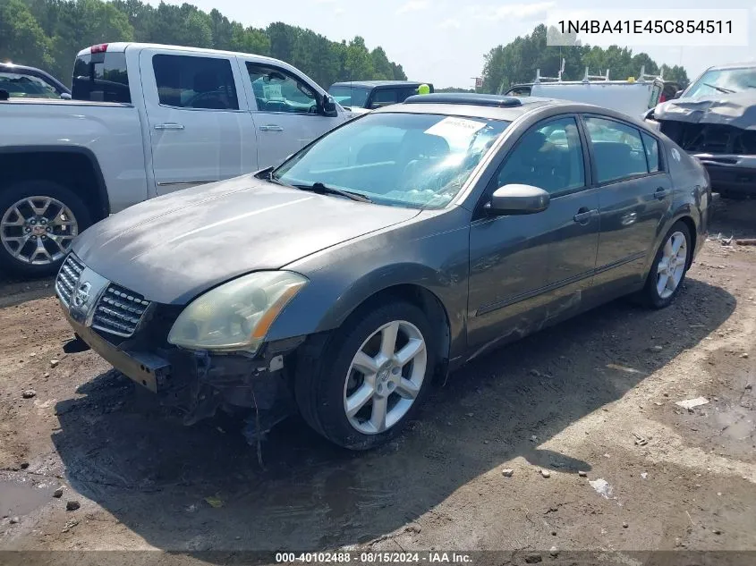 2005 Nissan Maxima 3.5 Se VIN: 1N4BA41E45C854511 Lot: 40102488