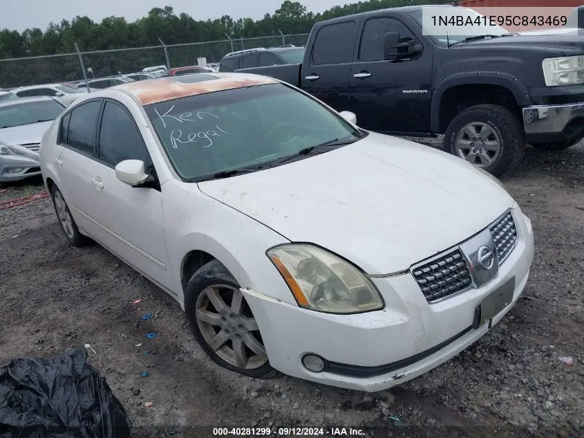 2005 Nissan Maxima 3.5 Sl VIN: 1N4BA41E95C843469 Lot: 40281299