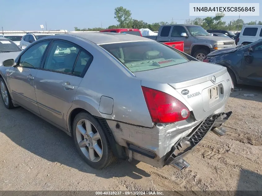 2005 Nissan Maxima Se/Sl VIN: 1N4BA41EX5C856845 Lot: 40339237