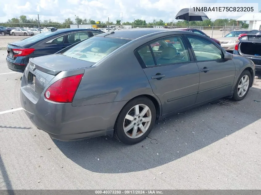 2005 Nissan Maxima 3.5 Sl VIN: 1N4BA41E75C823205 Lot: 40373280