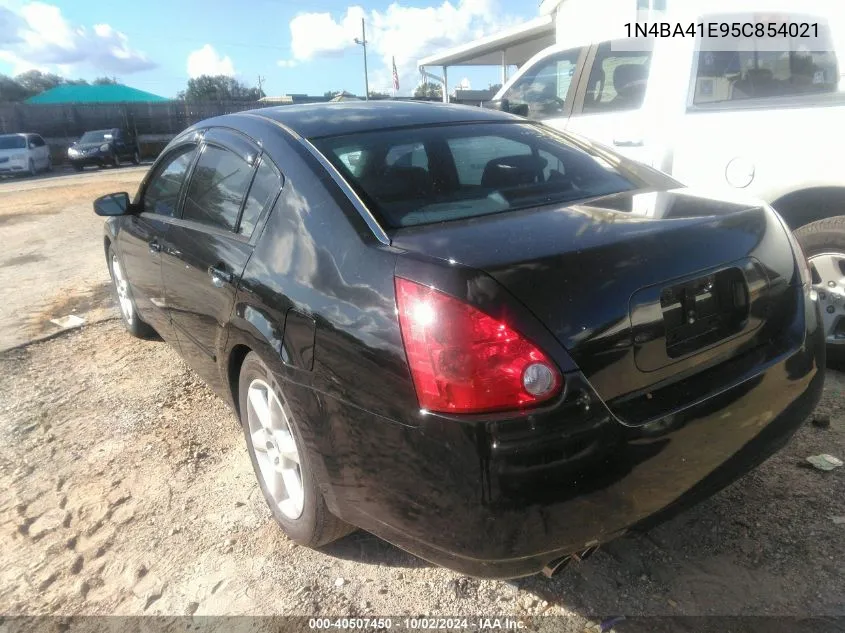 2005 Nissan Maxima 3.5 Se VIN: 1N4BA41E95C854021 Lot: 40507450