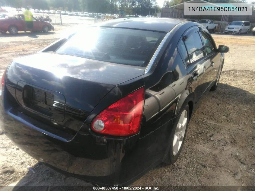 2005 Nissan Maxima 3.5 Se VIN: 1N4BA41E95C854021 Lot: 40507450