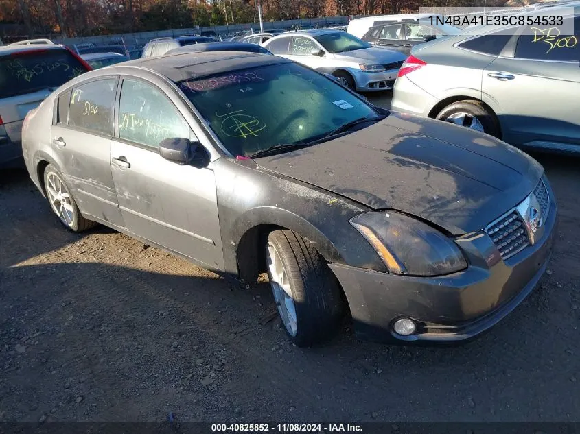 2005 Nissan Maxima 3.5 Sl VIN: 1N4BA41E35C854533 Lot: 40825852