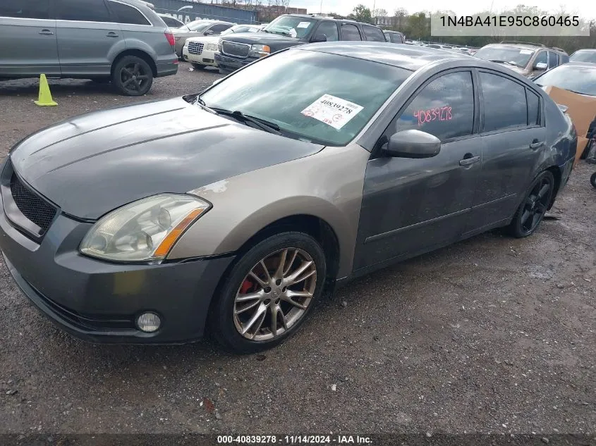 1N4BA41E95C860465 2005 Nissan Maxima 3.5 Sl