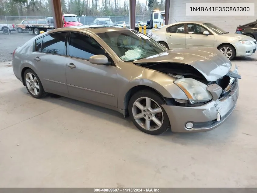 2005 Nissan Maxima 3.5 Se VIN: 1N4BA41E35C863300 Lot: 40859607