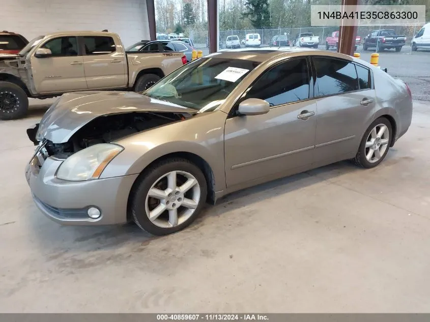 2005 Nissan Maxima 3.5 Se VIN: 1N4BA41E35C863300 Lot: 40859607