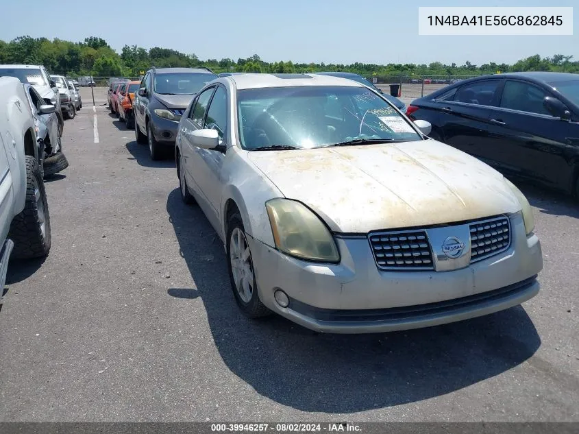 2006 Nissan Maxima 3.5 Sl VIN: 1N4BA41E56C862845 Lot: 39946257