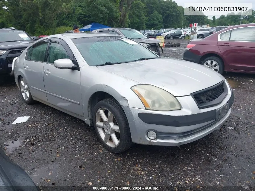 1N4BA41E06C831907 2006 Nissan Maxima 3.5 Se