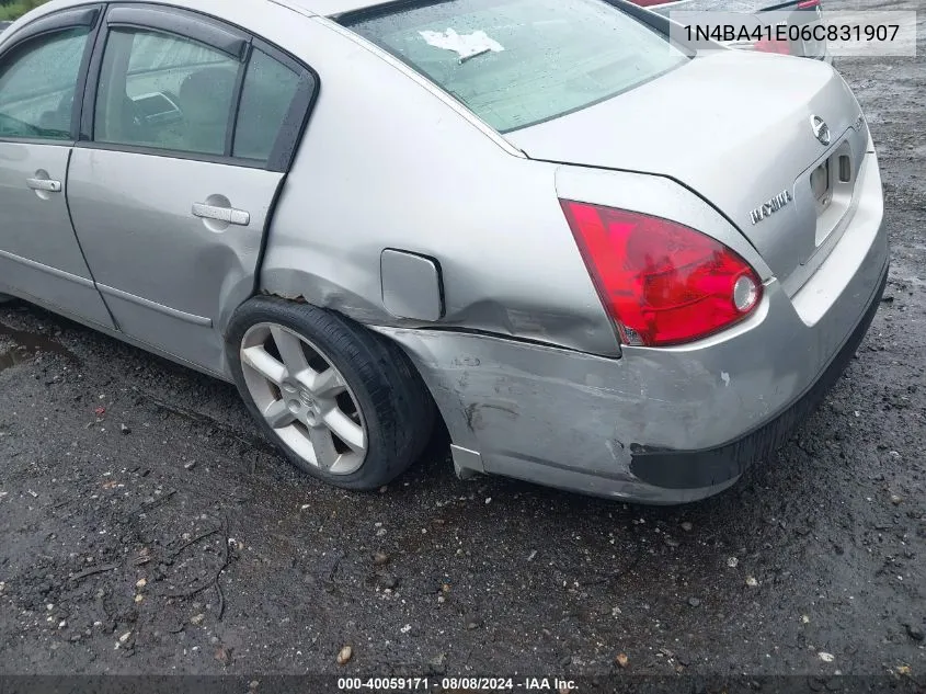 1N4BA41E06C831907 2006 Nissan Maxima 3.5 Se