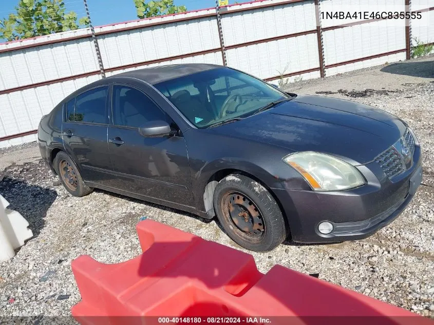 2006 Nissan Maxima 3.5 Se VIN: 1N4BA41E46C835555 Lot: 40148180