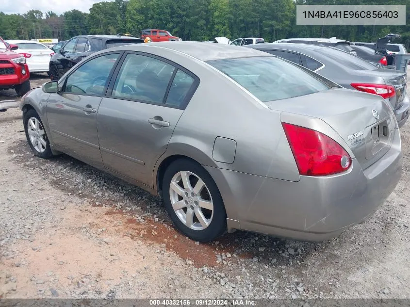 1N4BA41E96C856403 2006 Nissan Maxima 3.5 Se/3.5 Sl