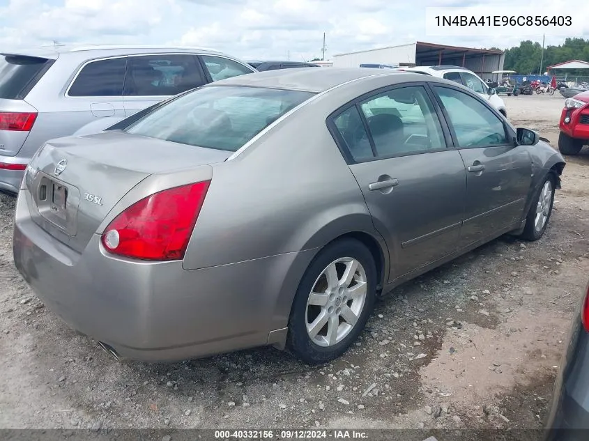 1N4BA41E96C856403 2006 Nissan Maxima 3.5 Se/3.5 Sl