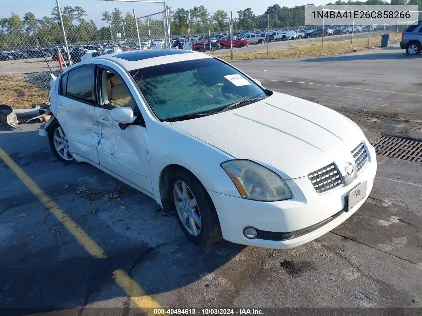 1N4BA41E26C858266 2006 Nissan Maxima 3.5 Sl