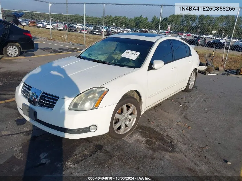 1N4BA41E26C858266 2006 Nissan Maxima 3.5 Sl