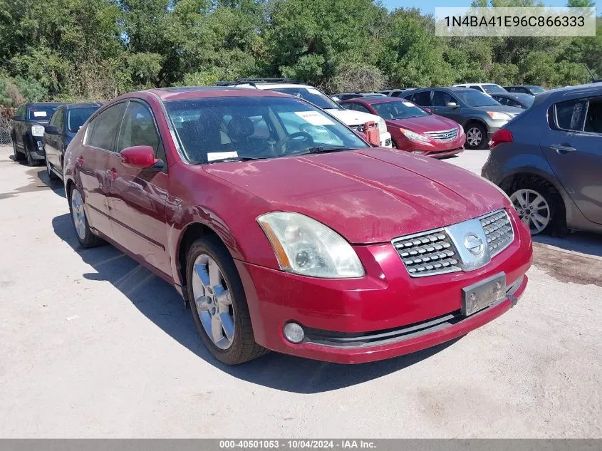 2006 Nissan Maxima 3.5 Se VIN: 1N4BA41E96C866333 Lot: 40501053