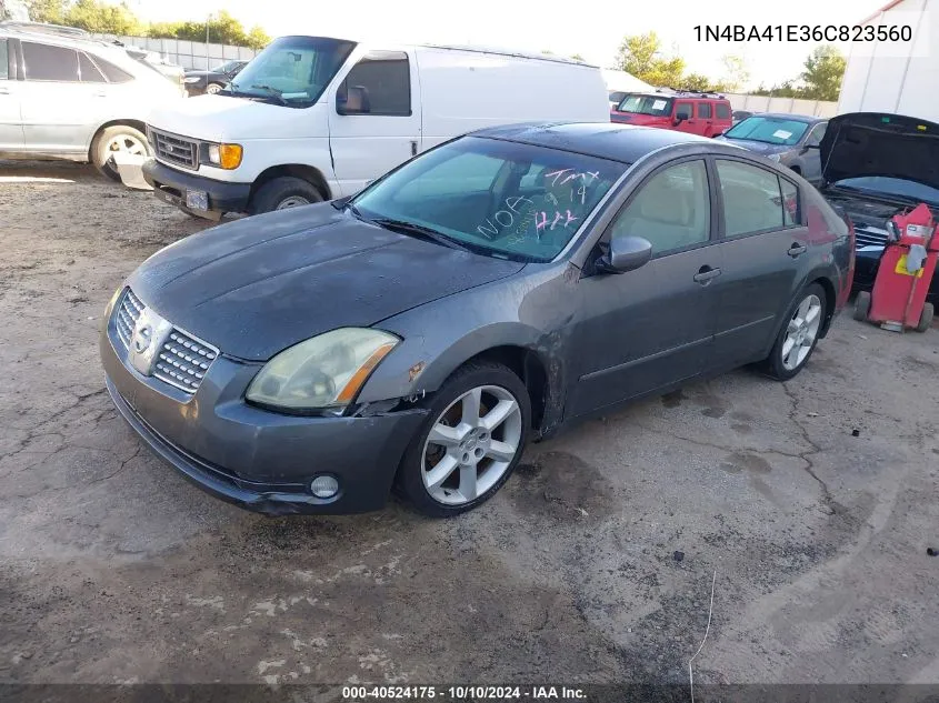 2006 Nissan Maxima 3.5 Se VIN: 1N4BA41E36C823560 Lot: 40524175