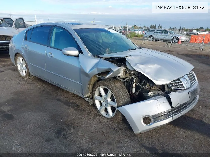 2006 Nissan Maxima 3.5 Se VIN: 1N4BA41EX6C813172 Lot: 40566329