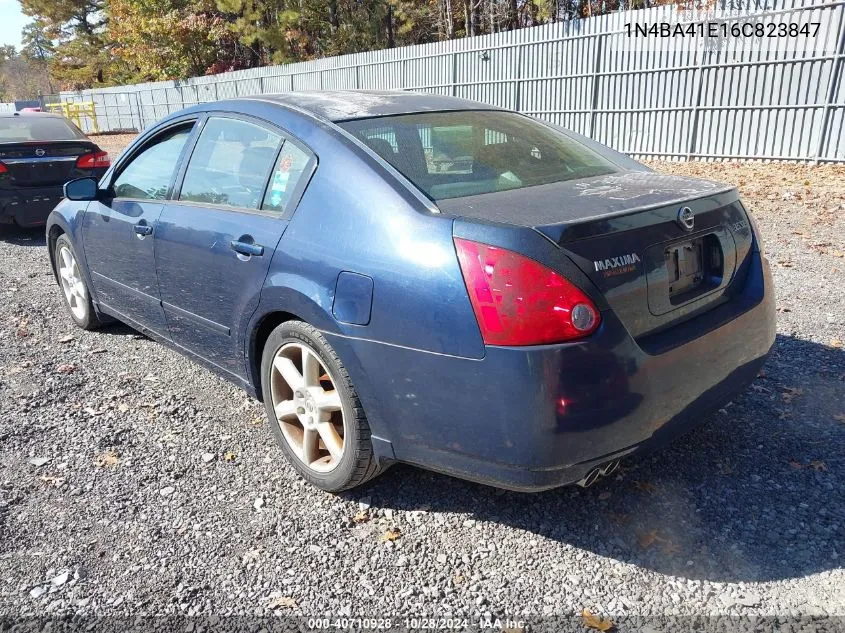 1N4BA41E16C823847 2006 Nissan Maxima 3.5 Se