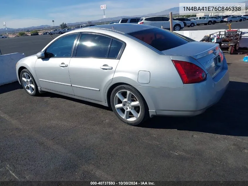 2006 Nissan Maxima 3.5 Se VIN: 1N4BA41E76C846338 Lot: 40737593