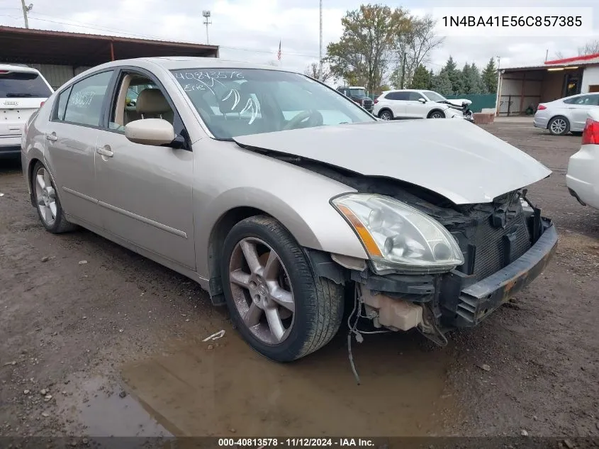 1N4BA41E56C857385 2006 Nissan Maxima 3.5 Se