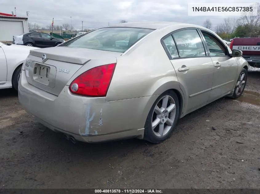 1N4BA41E56C857385 2006 Nissan Maxima 3.5 Se