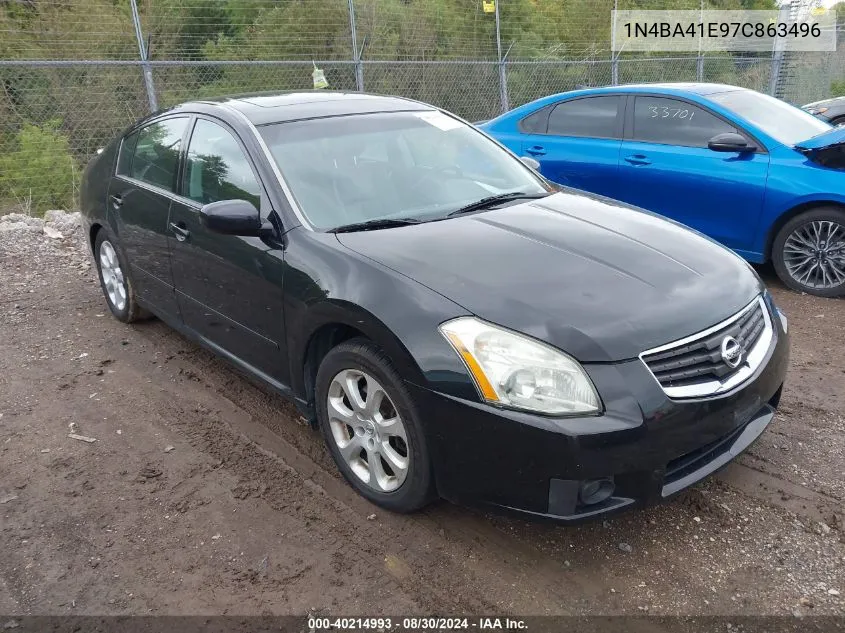 1N4BA41E97C863496 2007 Nissan Maxima 3.5 Sl