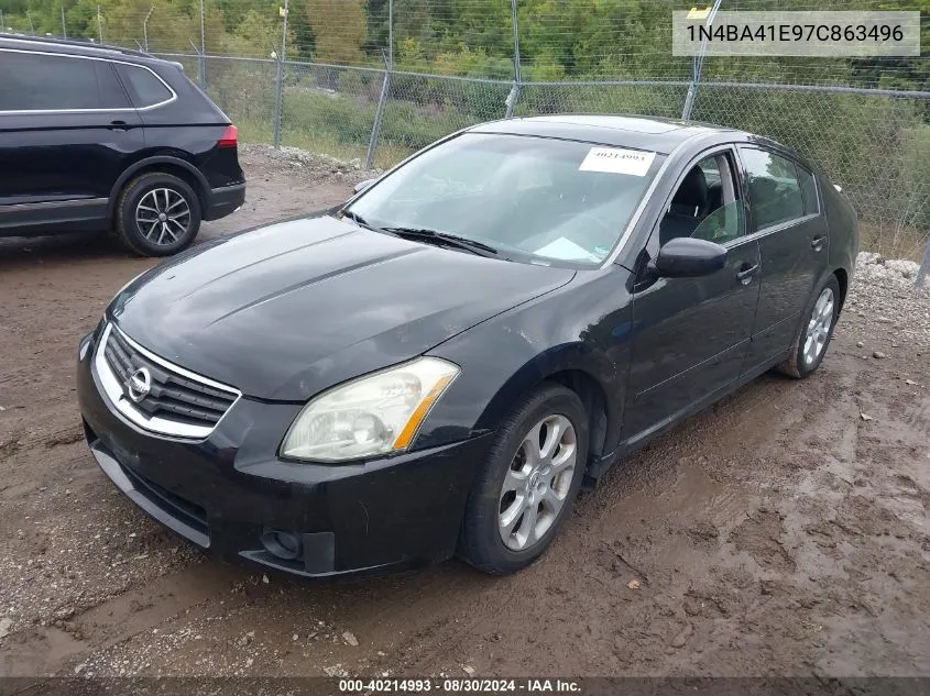 1N4BA41E97C863496 2007 Nissan Maxima 3.5 Sl