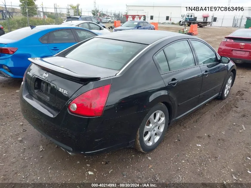 1N4BA41E97C863496 2007 Nissan Maxima 3.5 Sl