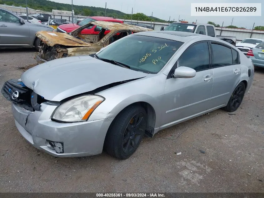 1N4BA41E67C826289 2007 Nissan Maxima 3.5 Se