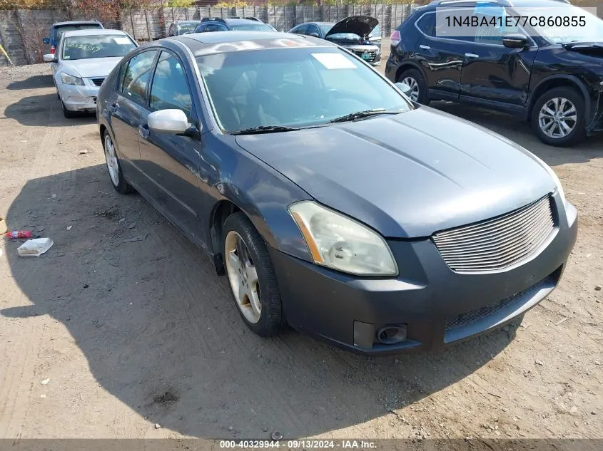 2007 Nissan Maxima 3.5 Se VIN: 1N4BA41E77C860855 Lot: 40329944