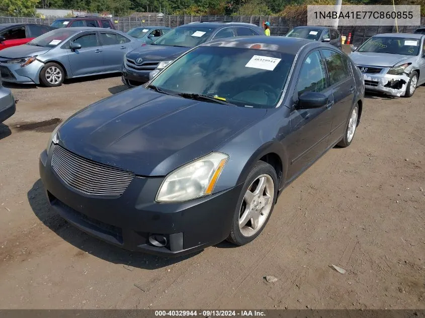 1N4BA41E77C860855 2007 Nissan Maxima 3.5 Se