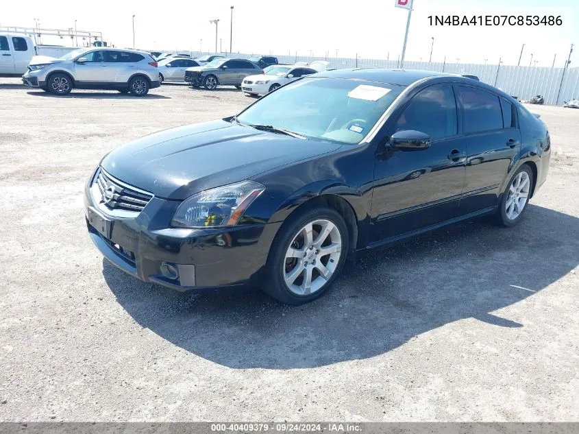 1N4BA41E07C853486 2007 Nissan Maxima 3.5 Se