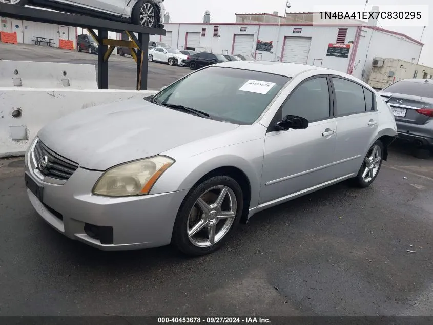 1N4BA41EX7C830295 2007 Nissan Maxima 3.5 Se