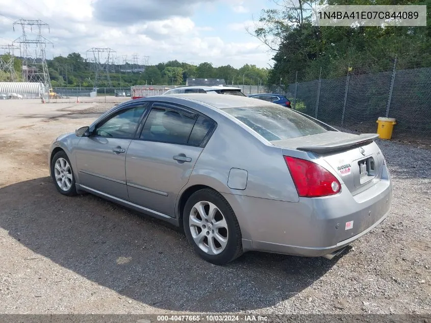 1N4BA41E07C844089 2007 Nissan Maxima 3.5 Sl