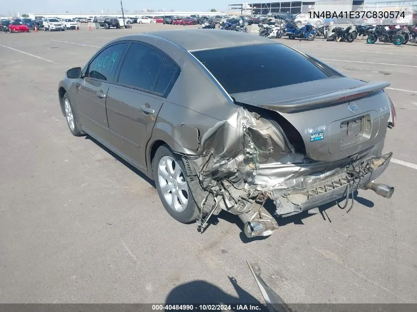 1N4BA41E37C830574 2007 Nissan Maxima 3.5 Sl