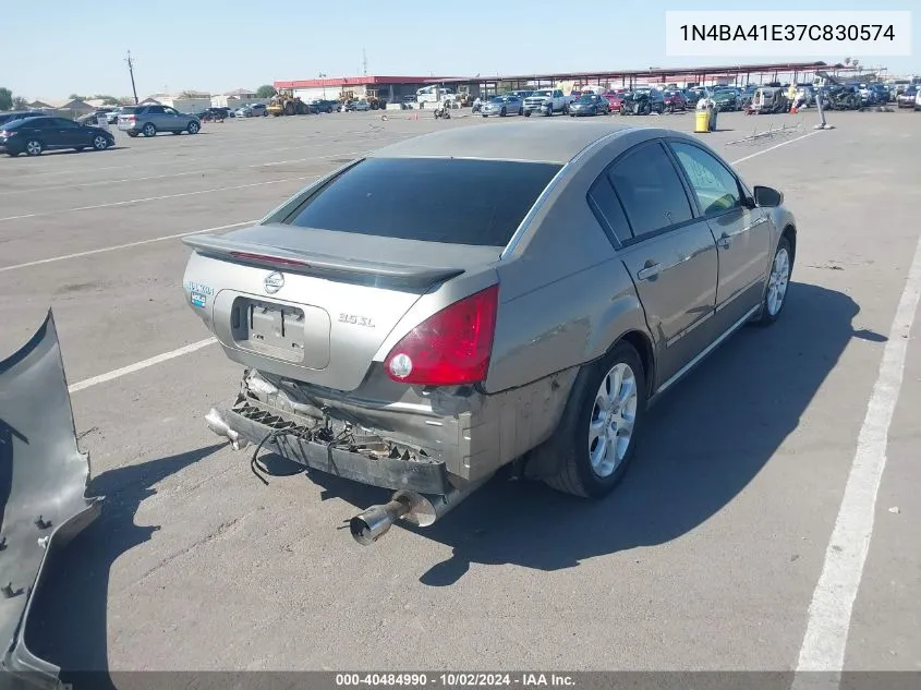 1N4BA41E37C830574 2007 Nissan Maxima 3.5 Sl