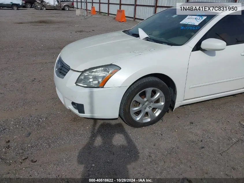 1N4BA41EX7C831950 2007 Nissan Maxima 3.5 Sl