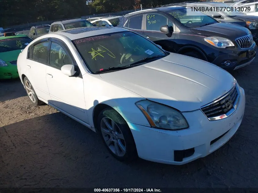 2007 Nissan Maxima 3.5 Sl VIN: 1N4BA41E77C813079 Lot: 40637356