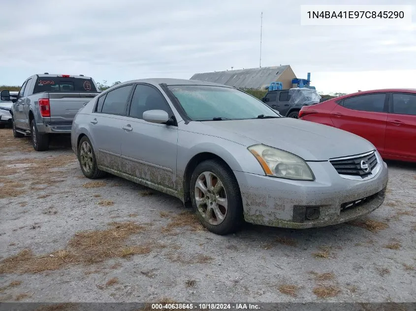 2007 Nissan Maxima 3.5 Sl VIN: 1N4BA41E97C845290 Lot: 40638645