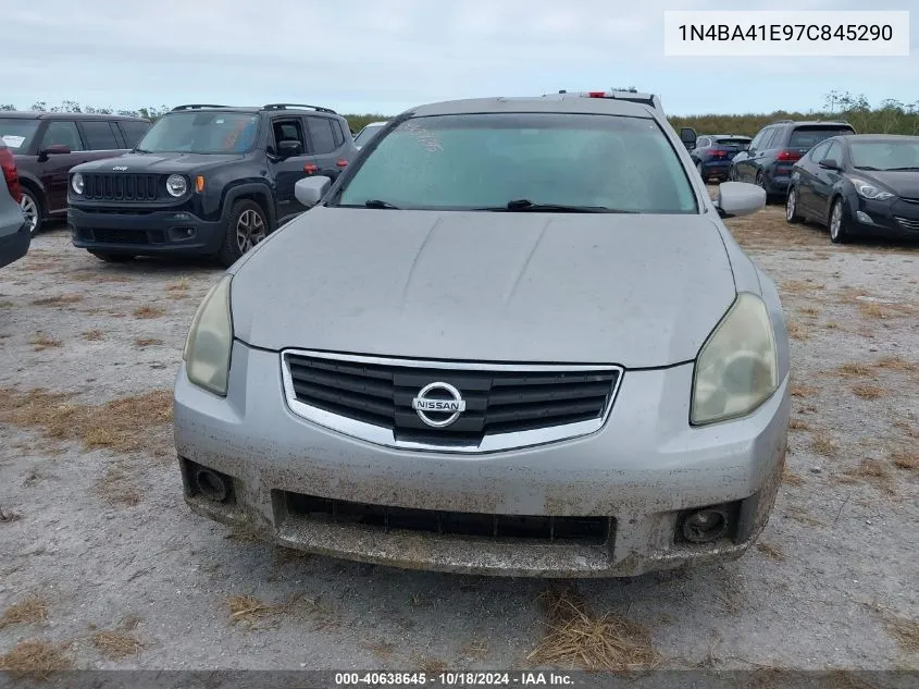 2007 Nissan Maxima 3.5 Sl VIN: 1N4BA41E97C845290 Lot: 40638645