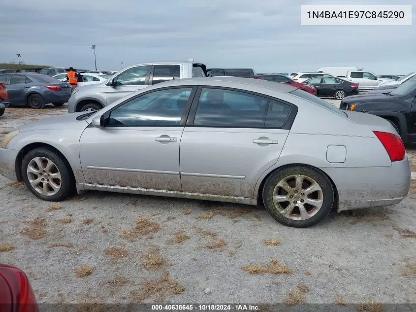 2007 Nissan Maxima 3.5 Sl VIN: 1N4BA41E97C845290 Lot: 40638645