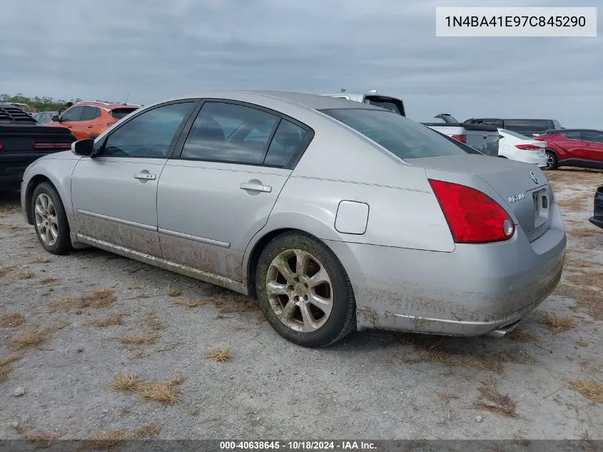 2007 Nissan Maxima 3.5 Sl VIN: 1N4BA41E97C845290 Lot: 40638645