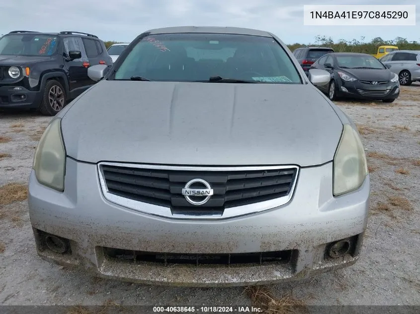 2007 Nissan Maxima 3.5 Sl VIN: 1N4BA41E97C845290 Lot: 40638645