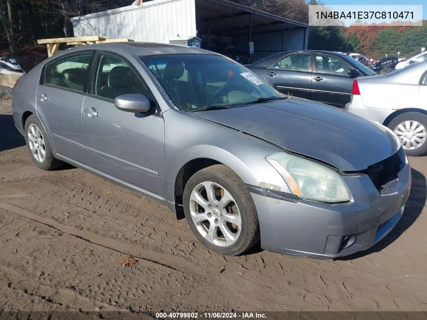 2007 Nissan Maxima 3.5 Sl VIN: 1N4BA41E37C810471 Lot: 40799802