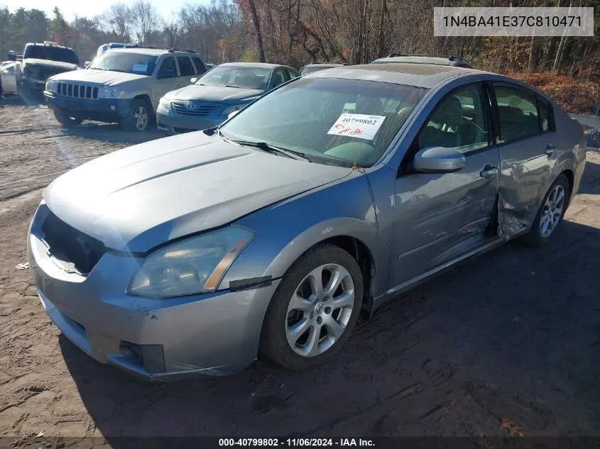 2007 Nissan Maxima 3.5 Sl VIN: 1N4BA41E37C810471 Lot: 40799802